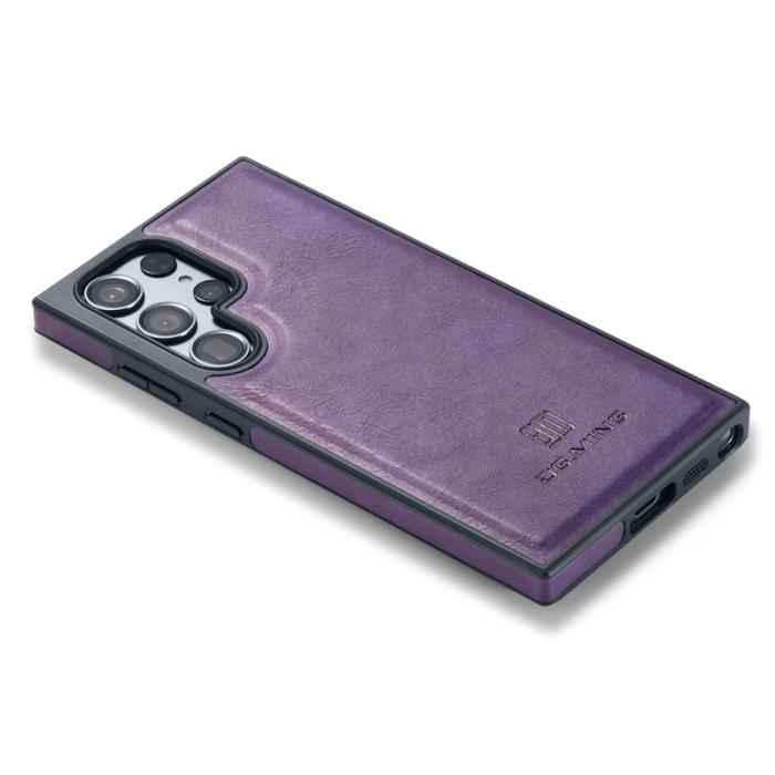 DG.MING - DG.MING Samsung Galaxy S25 Ultra Skal Anti-Drop Läder Lila