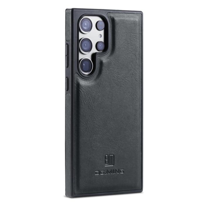 DG.MING - DG.MING Samsung Galaxy S25 Ultra Skal Anti-Drop Läder Svart