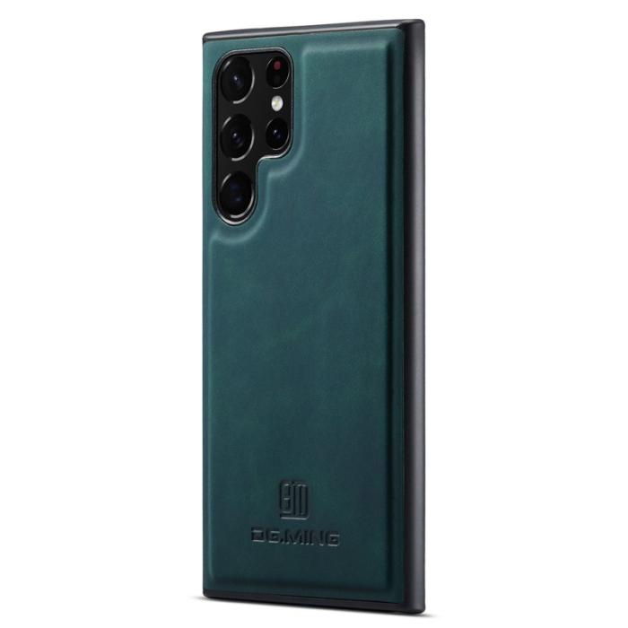DG.MING - DG.MING Samsung Galaxy S25 Ultra Skal PU Läder Grön