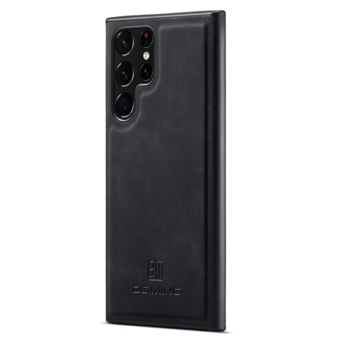DG.MING - DG.MING Samsung Galaxy S25 Ultra Skal PU Läder Svart