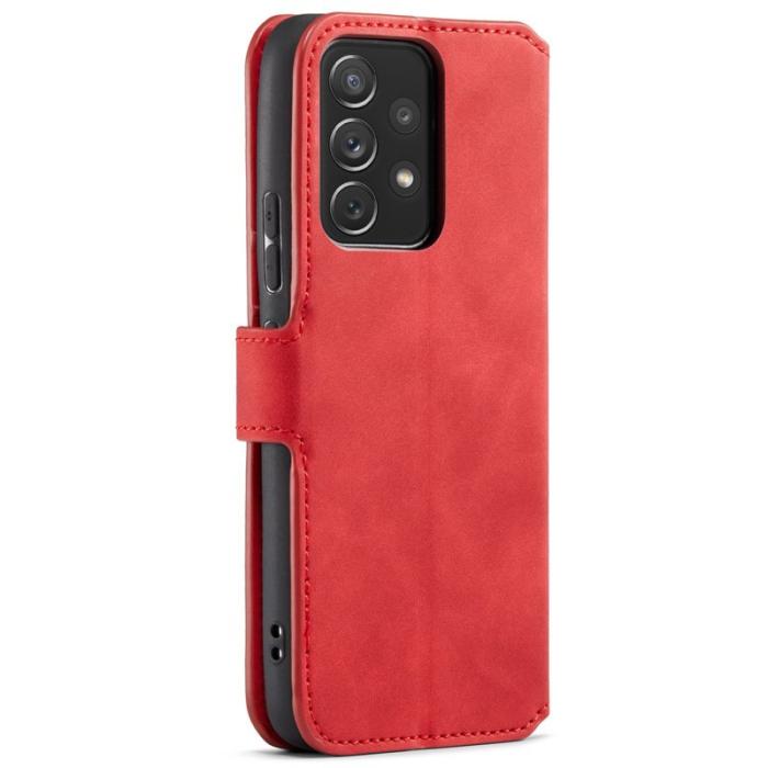 DG.MING - DG.MING Stand Wallet Samsung Galaxy A53 5G Fodral Röd