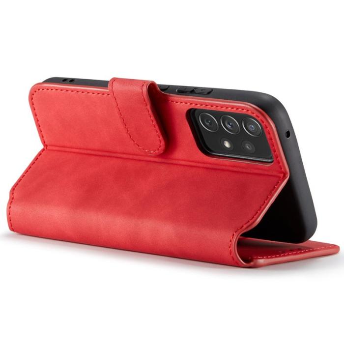 DG.MING - DG.MING Stand Wallet Samsung Galaxy A53 5G Fodral Röd