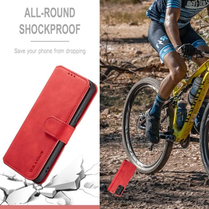 DG.MING - DG.MING Stand Wallet Samsung Galaxy A53 5G Fodral Röd