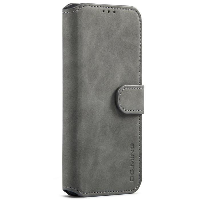 DG.MING - DG.MING Stand Wallet Skal Retro PU Läder för Samsung A53 5G Grå