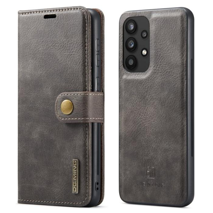 DG.MING - DG.MING Wallet Case Folio Flip Stand Samsung Galaxy A33 5G Grey