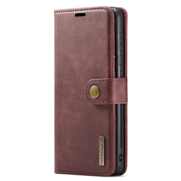 DG.MING - DG.MING Wallet Case Folio Flip Stand Samsung Galaxy A33 5G Röd