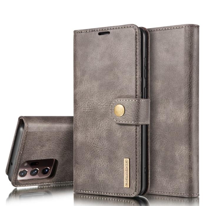 DG.MING - DG.MING Wallet Fodral för Samsung Galaxy Note20 Ultra - Grå