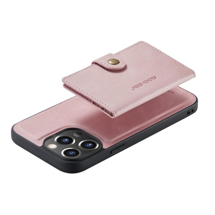 JEEHOOD - JEEHOOD 2-in-1 Fodral med Ställ för iPhone 13 - Roséguld