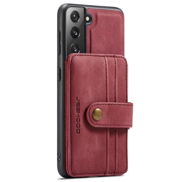 JEEHOOD - JEEHOOD Detachable Fodral för Samsung Galaxy S21+ 5G Röd