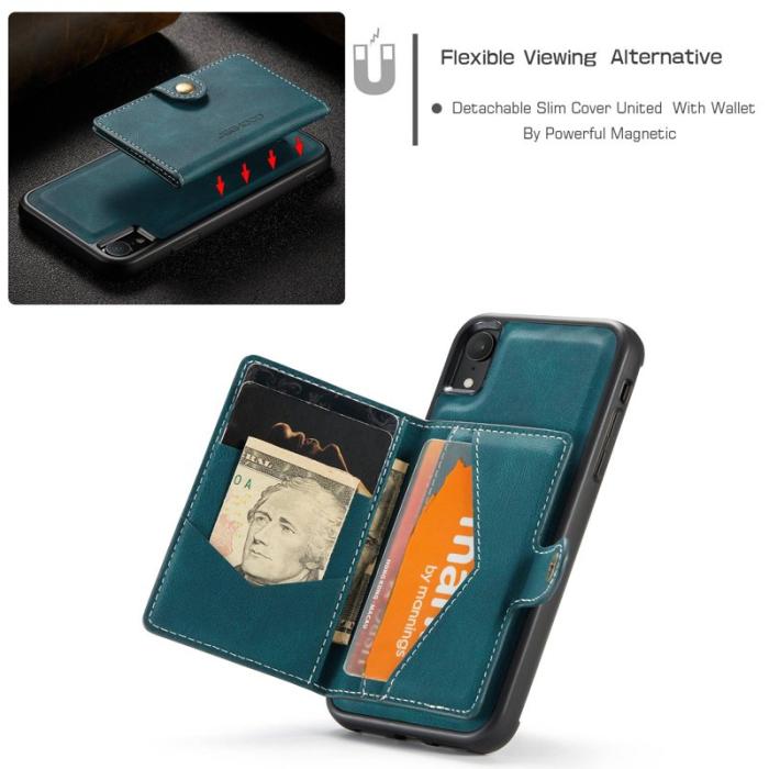 JEEHOOD - JEEHOOD Detachable Fodral iPhone XR 6.1 tum Grön