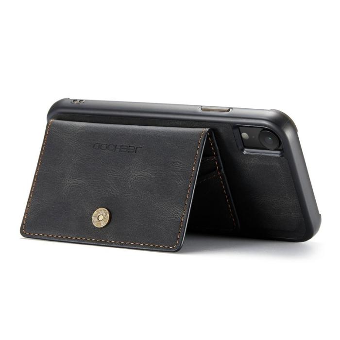 JEEHOOD - JEEHOOD Detachable Fodral iPhone XR 6.1 tum Svart