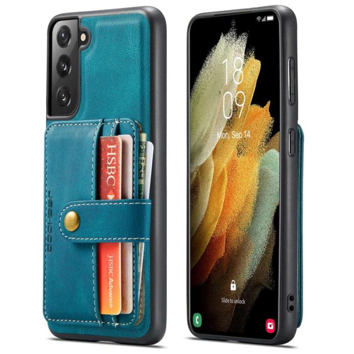 JEEHOOD - JEEHOOD Detachable Fodral Samsung Galaxy S21 4G/5G Blå