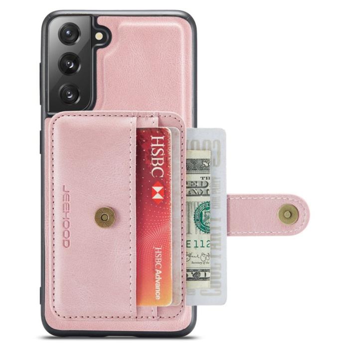 JEEHOOD - JEEHOOD Detachable Skal för Samsung Galaxy S21 4G/5G - Rosa