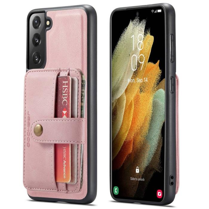 JEEHOOD - JEEHOOD Detachable Skal Samsung Galaxy S21+ 5G Pink