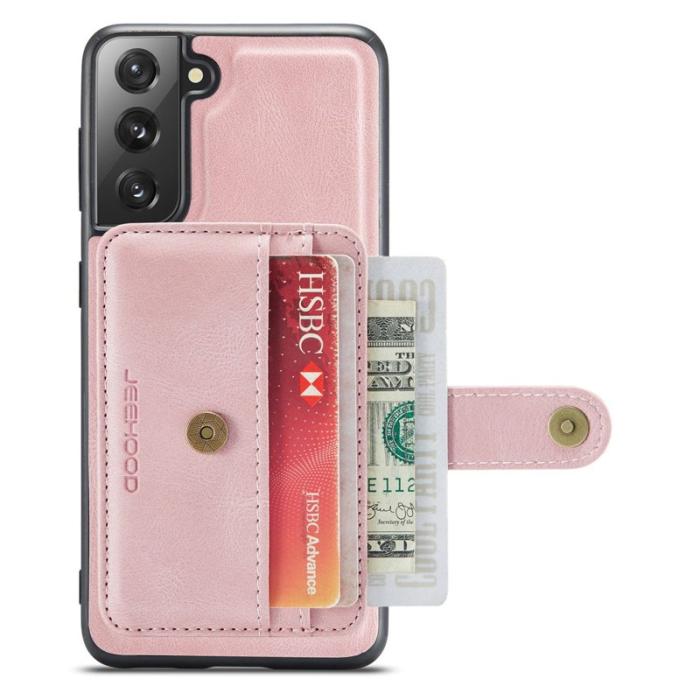 JEEHOOD - JEEHOOD Detachable Skal Samsung Galaxy S21+ 5G Pink