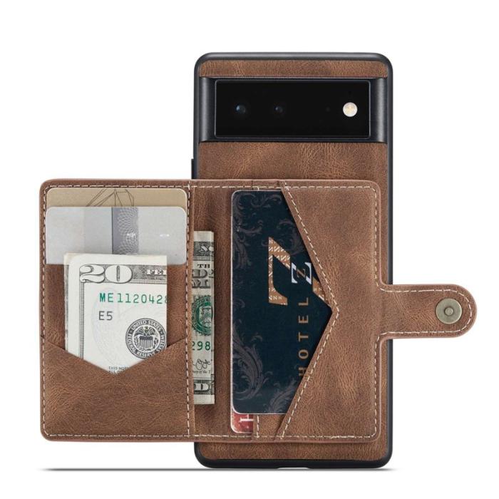 JEEHOOD - JEEHOOD Detachable Wallet Case Google Pixel 7 5G Brown