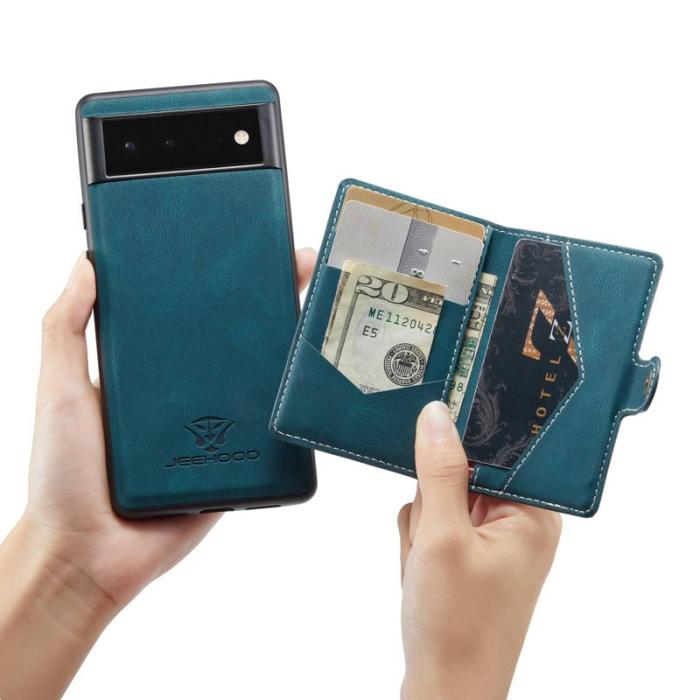 JEEHOOD - JEEHOOD Detachable Wallet Case Google Pixel 7 5G Grön