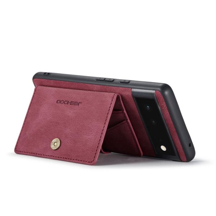 JEEHOOD - JEEHOOD Detachable Wallet Case Google Pixel 7 5G Röd