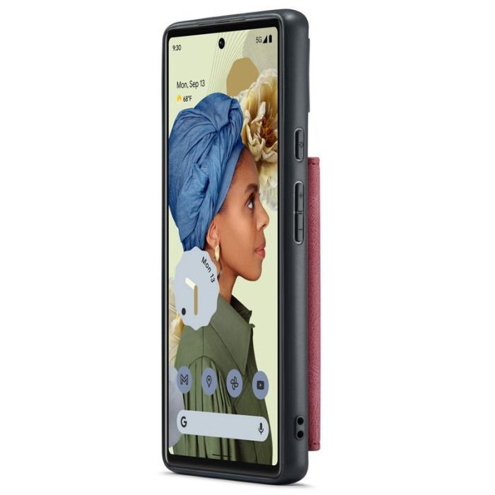JEEHOOD - JEEHOOD Detachable Wallet Case Google Pixel 7 5G Röd