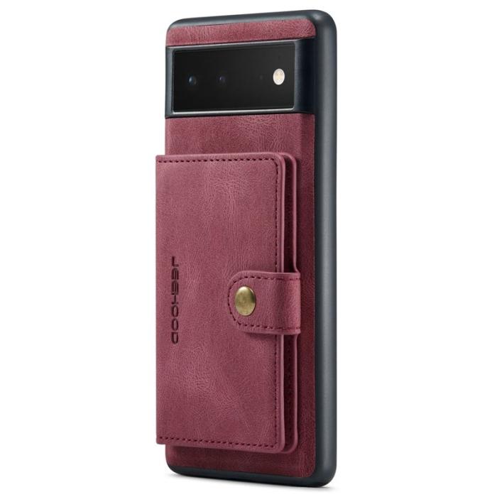 JEEHOOD - JEEHOOD Detachable Wallet Case Google Pixel 7 5G Röd