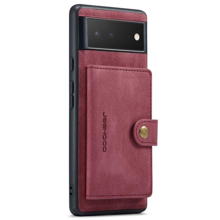 JEEHOOD - JEEHOOD Detachable Wallet Case Google Pixel 7 5G Röd