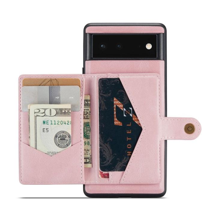 JEEHOOD - JEEHOOD Detachable Wallet Case Google Pixel 7 5G Rose Gold
