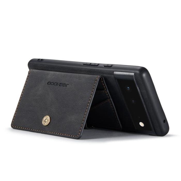 JEEHOOD - JEEHOOD Detachable Wallet Case Google Pixel 7 5G - Svart