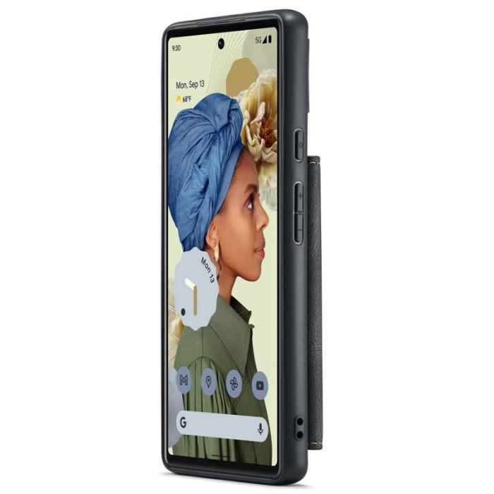 JEEHOOD - JEEHOOD Detachable Wallet Case Google Pixel 7 5G - Svart