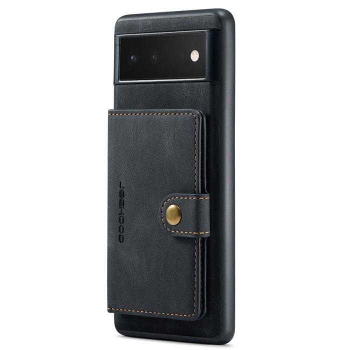 JEEHOOD - JEEHOOD Detachable Wallet Case Google Pixel 7 5G - Svart