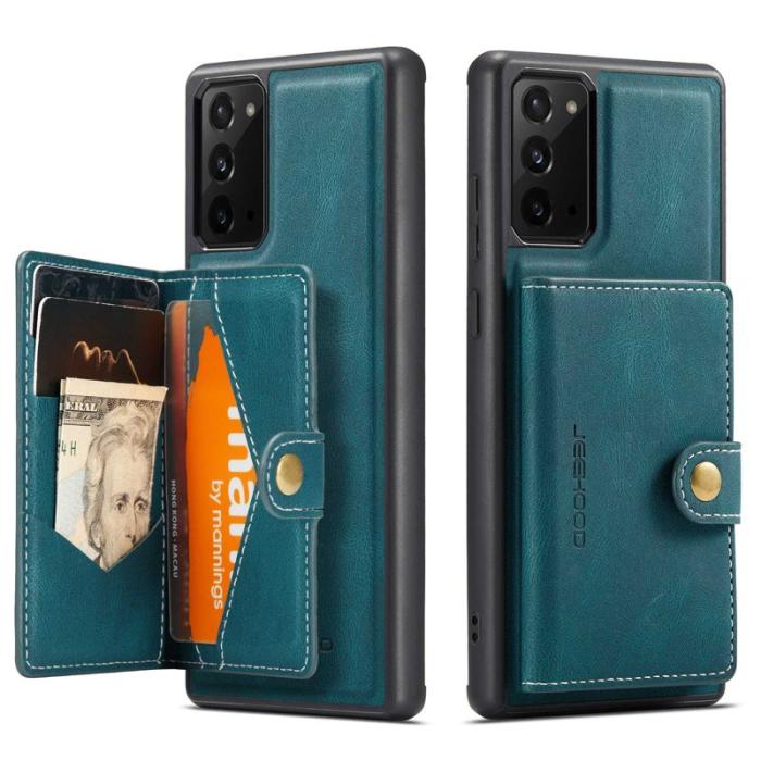 JEEHOOD - JEEHOOD Galaxy Note20 4G/5G Skal med Ställ Green