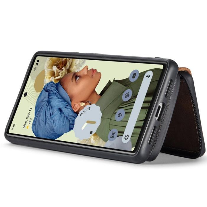 JEEHOOD - JEEHOOD Google Pixel 7 5G Fodral med Kickstand - Brun