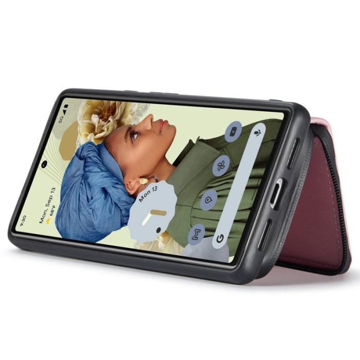 JEEHOOD - JEEHOOD Google Pixel 7 5G Fodral med Ställning - Rosa