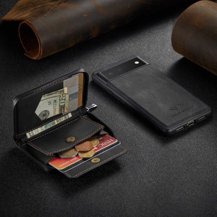 JEEHOOD - JEEHOOD Google Pixel 7 5G Fodral med Ställning - Svart