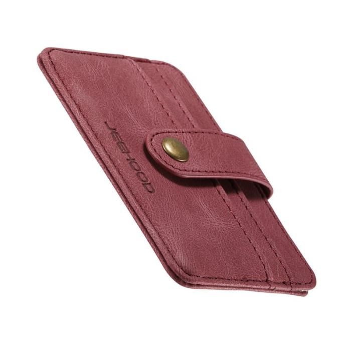 JEEHOOD - JEEHOOD iPhone 13 Fodral 2-i-1 RFID Blocker Röd