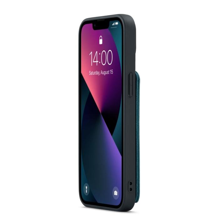 JEEHOOD - JEEHOOD iPhone 13 mini Fodral 2-i-1 Magnetiskt RFID Blå