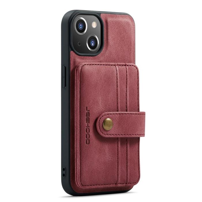 JEEHOOD - JEEHOOD iPhone 13 mini Fodral 2-i-1 Magnetiskt Röd