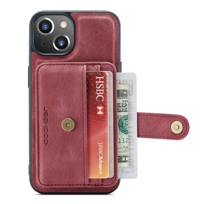 JEEHOOD - JEEHOOD iPhone 13 mini Fodral 2-i-1 Magnetiskt Röd