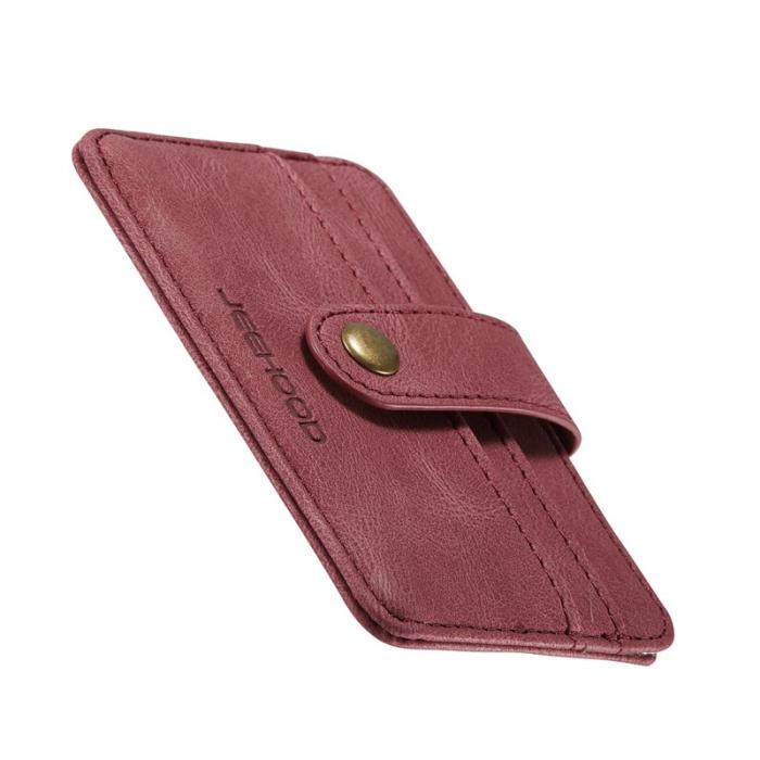 JEEHOOD - JEEHOOD iPhone 13 Pro Max Fodral 2-i-1 Röd med kortfack