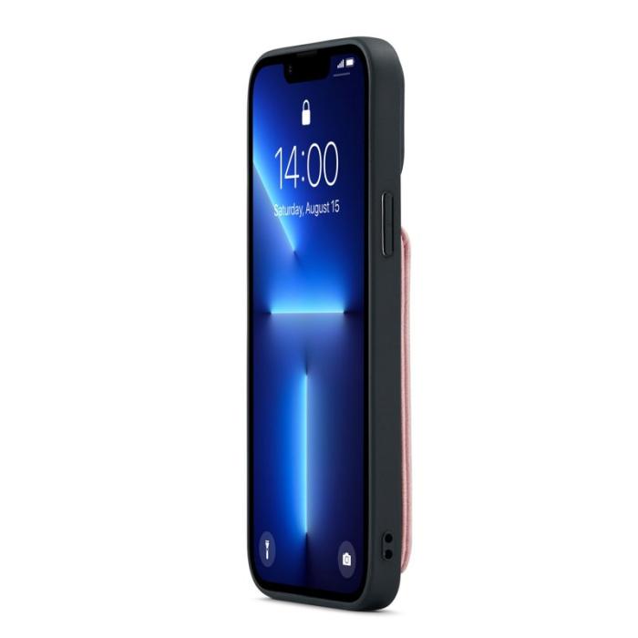 JEEHOOD - JEEHOOD iPhone 13 Pro Max Skal 2-i-1 Anti-tjuv Rosa