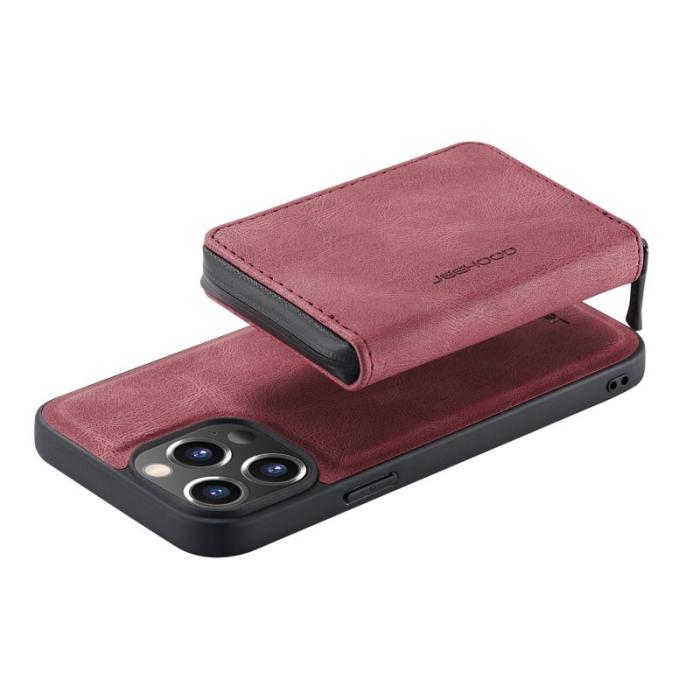 JEEHOOD - JEEHOOD iPhone 13 Pro Max Skal 2-i-1 Hybrid Röd