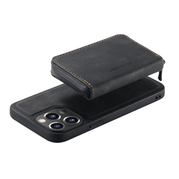 JEEHOOD - JEEHOOD iPhone 13 Skal 2-i-1 Magnetiskt Fodral Svart