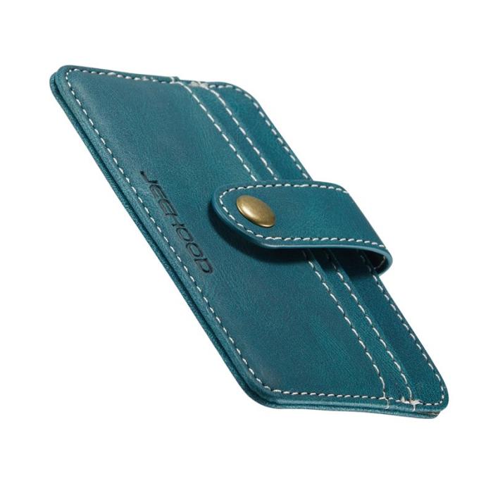 JEEHOOD - JEEHOOD iPhone 13 Skal 2-i-1 Magnetiskt RFID Skydd Blå