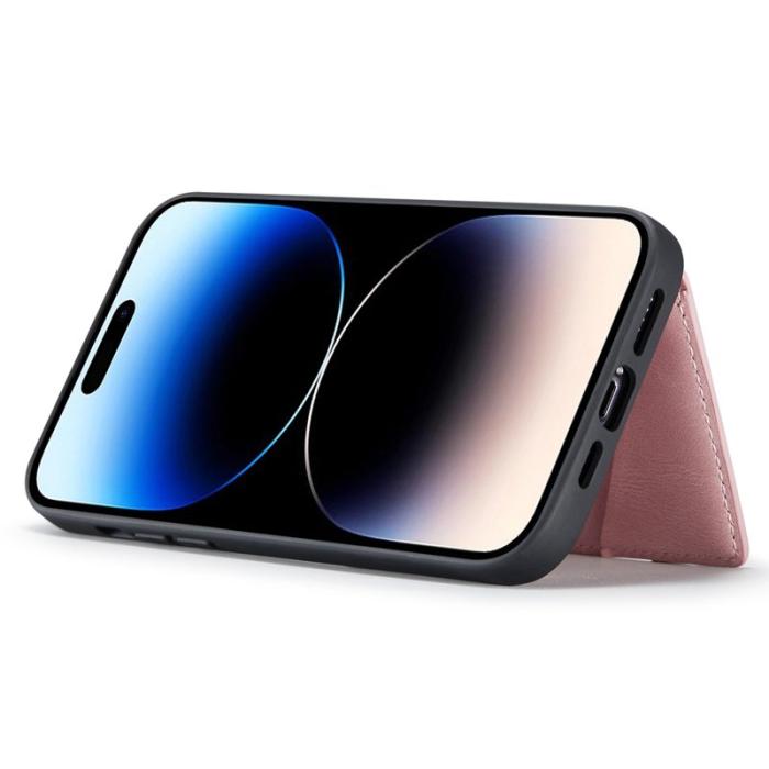 JEEHOOD - JEEHOOD iPhone 14 Pro Fodral Retro Stötsäkert Rose Gold