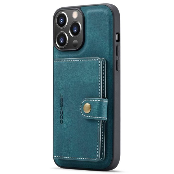 JEEHOOD - JEEHOOD iPhone 14 Pro Max Skal Retro Läder Grön