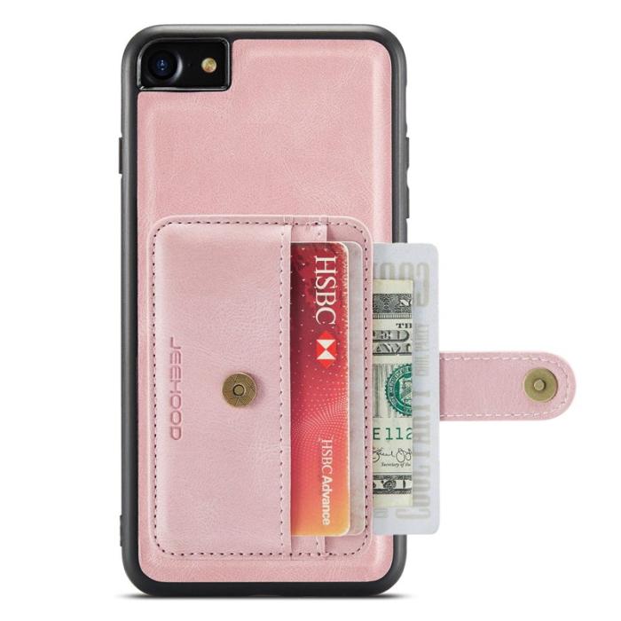 JEEHOOD - JEEHOOD iPhone 7/8/SE (2020/2022) Fodral Shockproof Pink