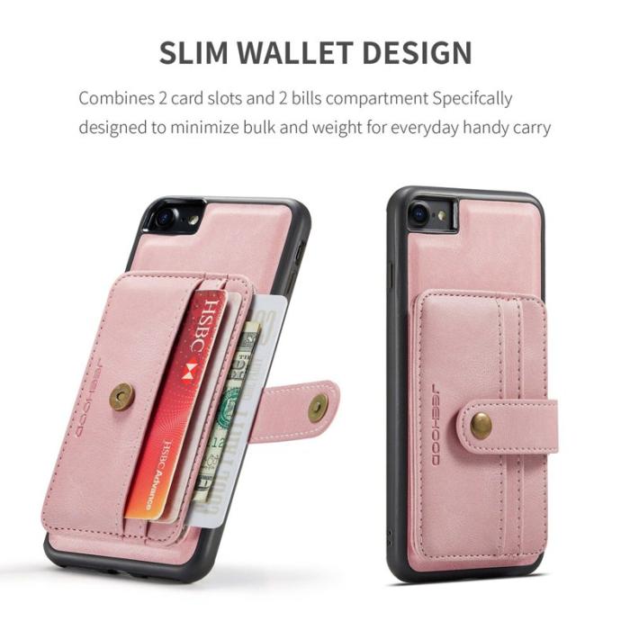JEEHOOD - JEEHOOD iPhone 7/8/SE (2020/2022) Fodral Shockproof Pink