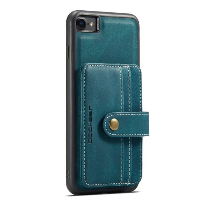 JEEHOOD - JEEHOOD iPhone 7/8/SE (2020/2022) Skal Wallet Blå