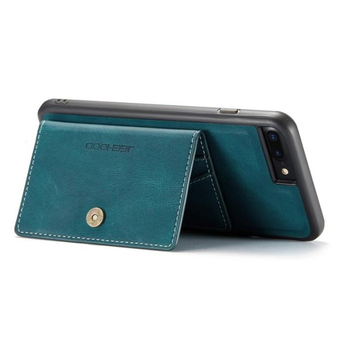 JEEHOOD - JEEHOOD iPhone 7 Plus/8 Plus Fodral Läder TPU Grön