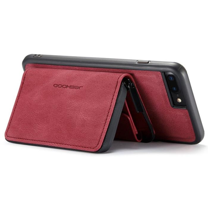 JEEHOOD - JEEHOOD iPhone 7 Plus/8 Plus Skal 2-i-1 Röd