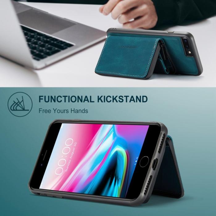 JEEHOOD - JEEHOOD iPhone 7 Plus/8 Plus Skal 2-i-1 Stöttålig Blå